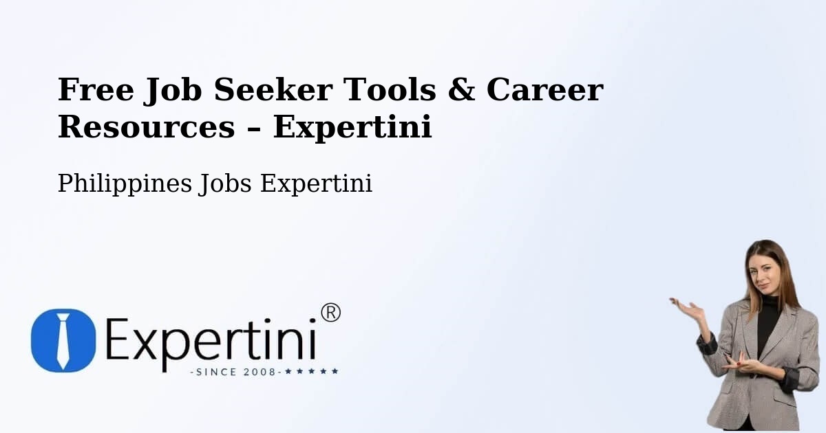 Free Job Seeker Tools & Career Resources – Mabalacat City - Mabalacat City, Philippines Jobs Expertini
